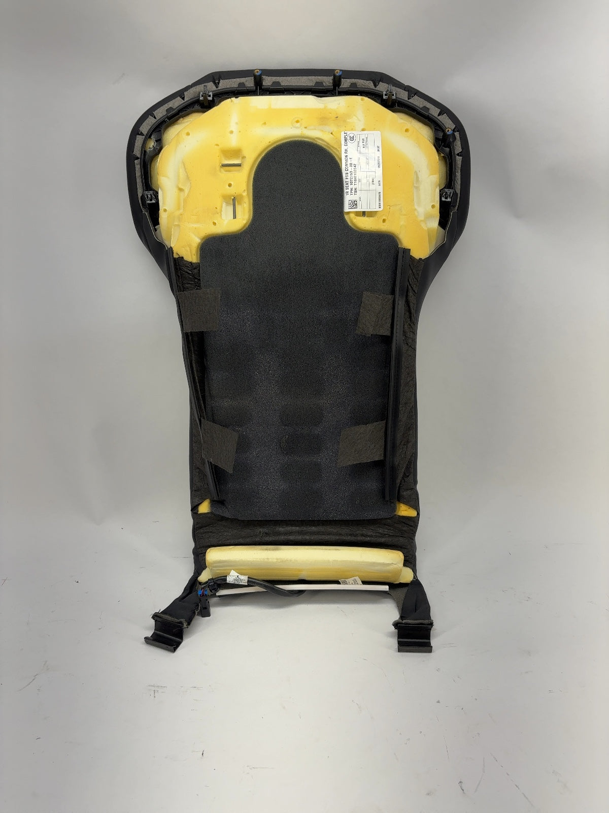 2017-2018 Tesla Model X Front Right Upper Seat Cushion Black 1072753-00-E