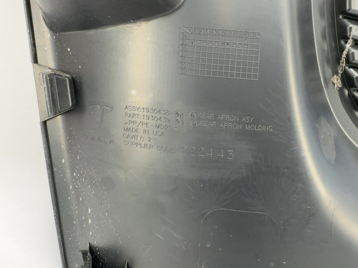 2026 Tesla Model Y Juniper Rear Apron 1930438-01-D