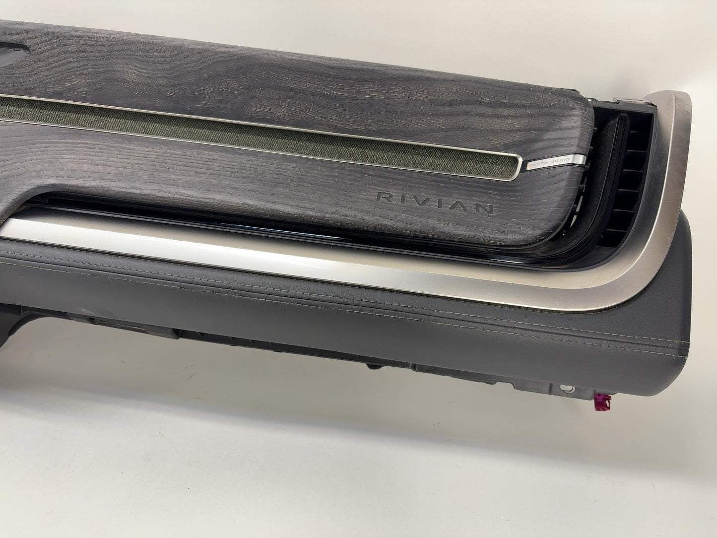 2023 Rivian R1T Dashboard Panel Bottom W/ Trim Ocean Wood PT00030482-L