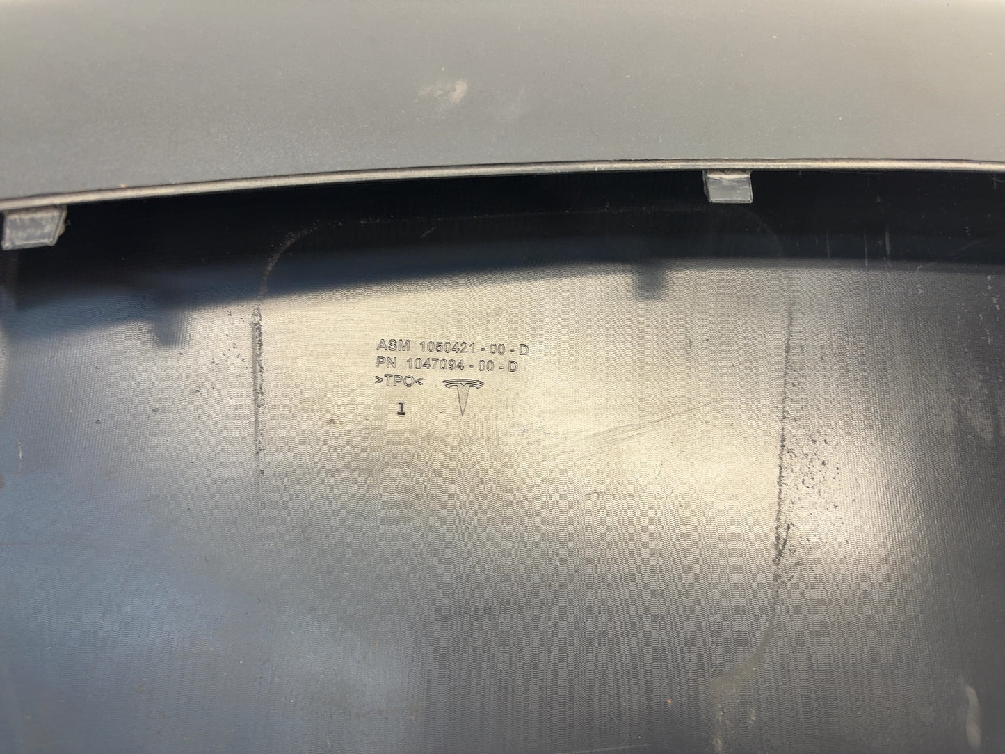 2019 Tesla Model X Front Skid Plate 1050421-00-D