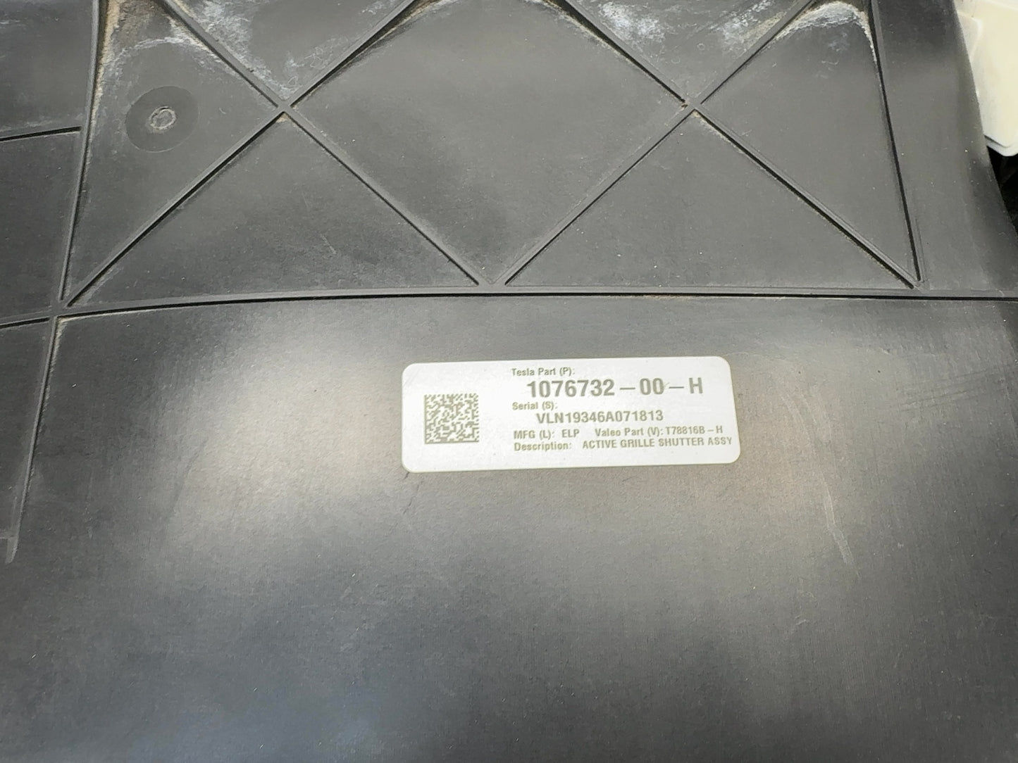 2020 Tesla Model 3 Cooling Fan Assembly Note* 1076732-00-H