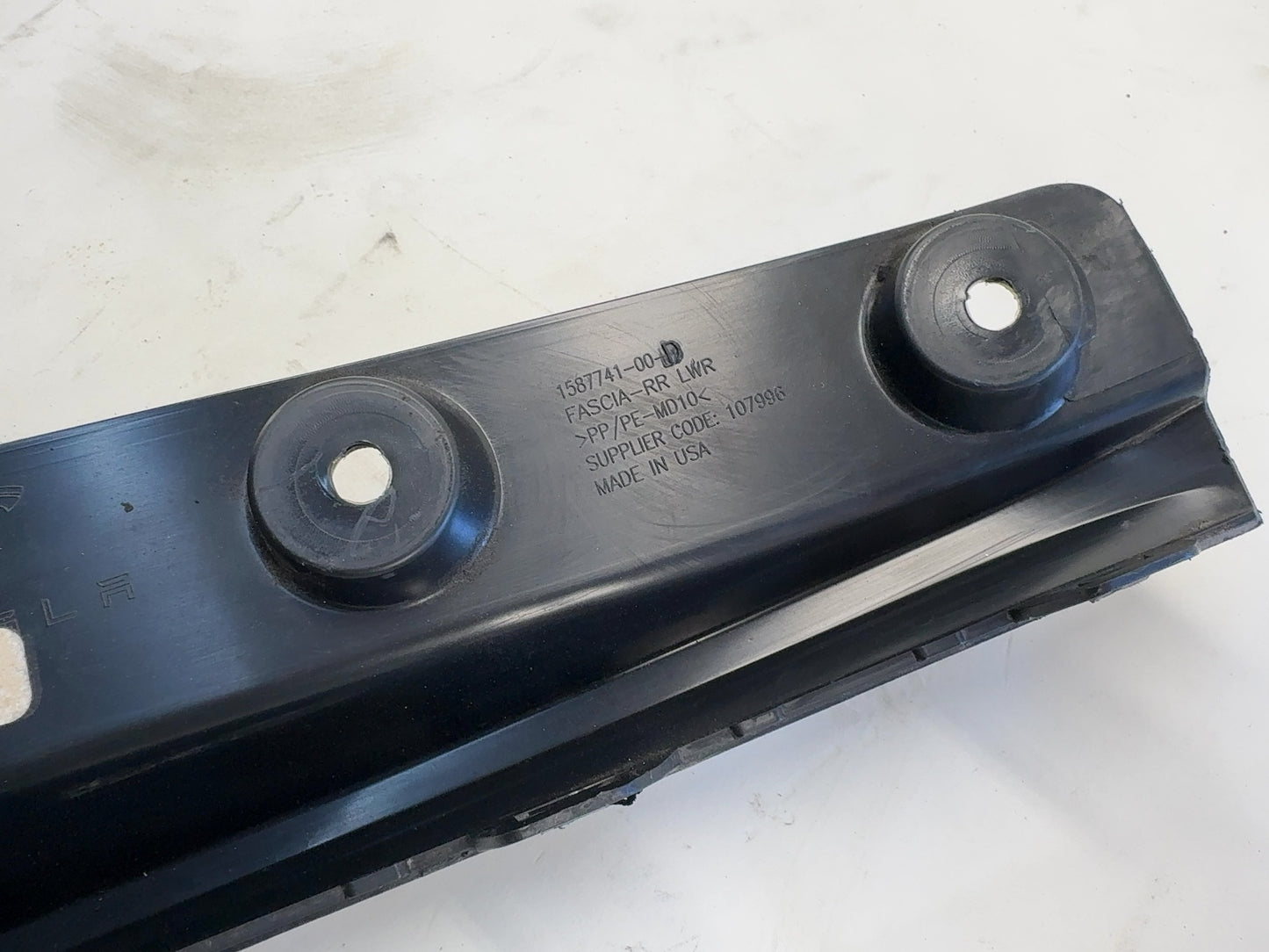 2025 Tesla Model 3 Highland Rear Bumper Valance 1587741-00-D