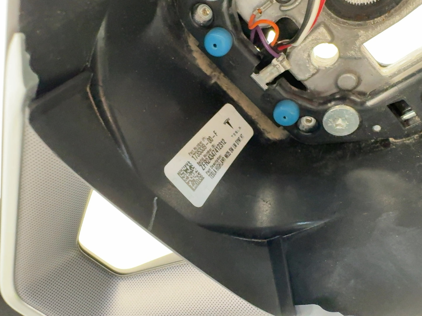 2024-2025 Tesla Model 3 Highland Steering Wheel Heated 1735339-00-F