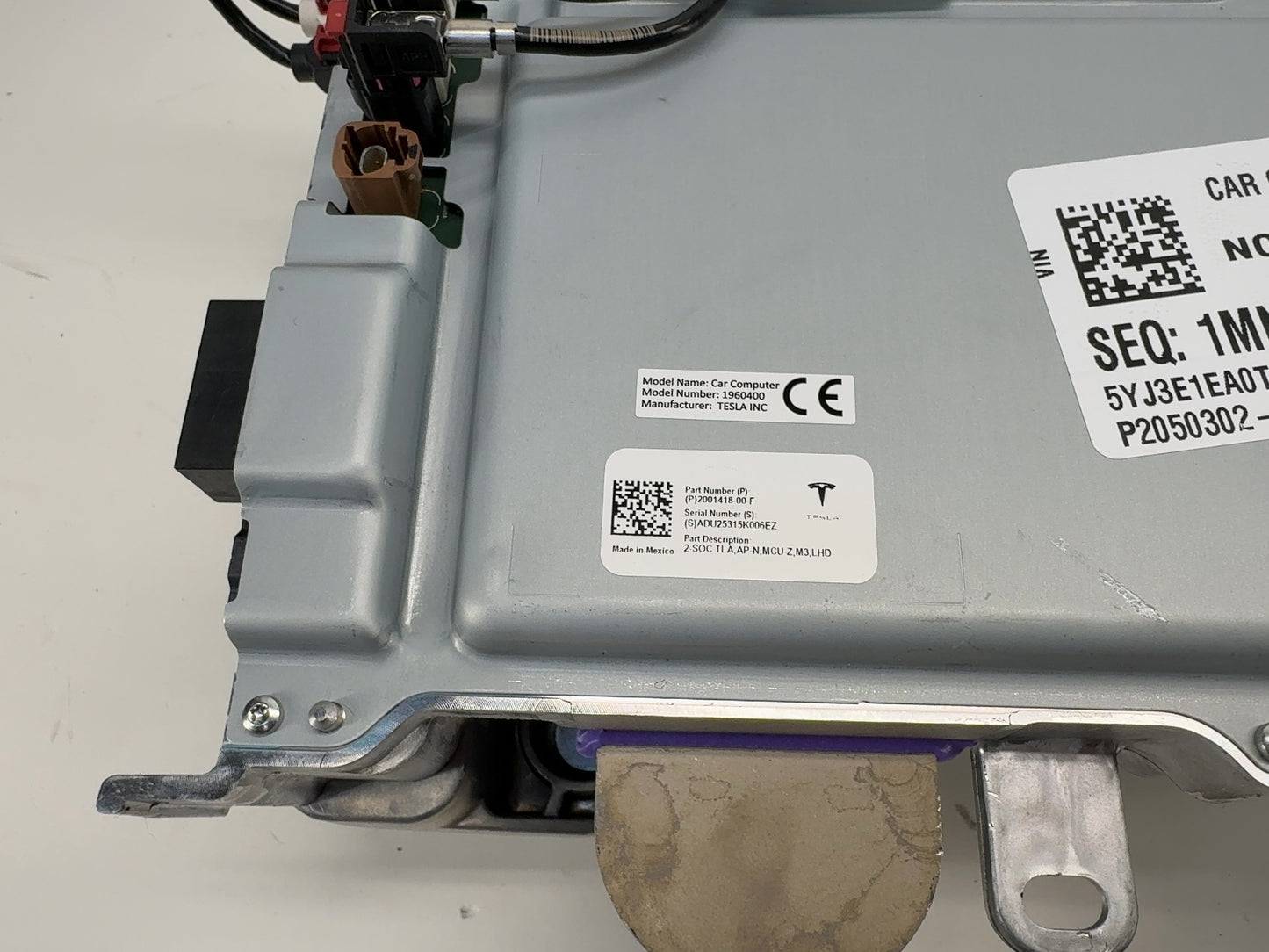 2025-2026 Tesla Model 3 Highland Car Computer With Vc Left Controller 2001418-00-F