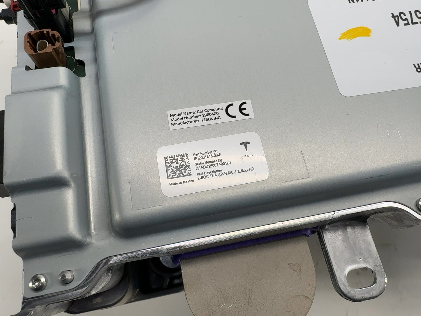 2025-2026 Tesla Model 3 Highland Car Computer With Vc Left Controller 2001418-00-F